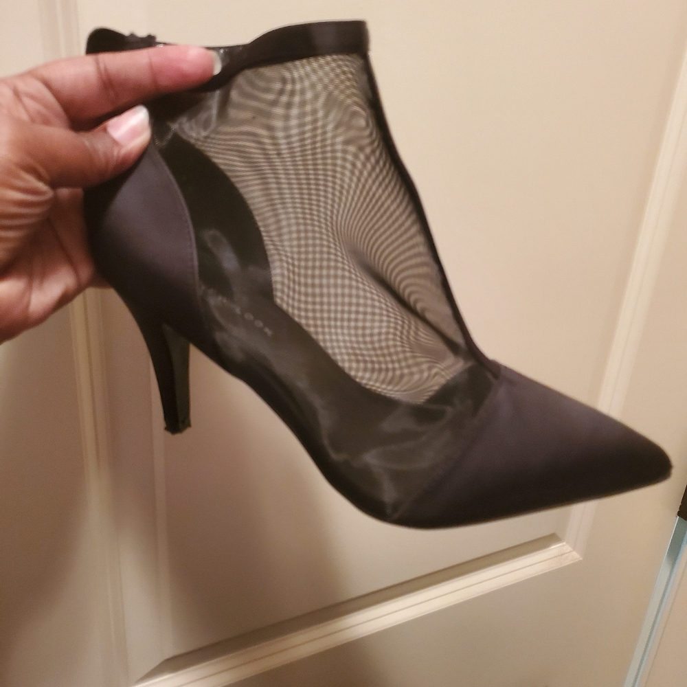 New Look sold by asos mesh wide width booties.